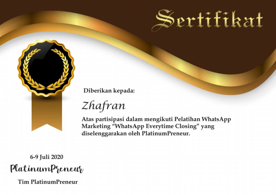 sertifikat-thorif-zhafran-platinumpreneur